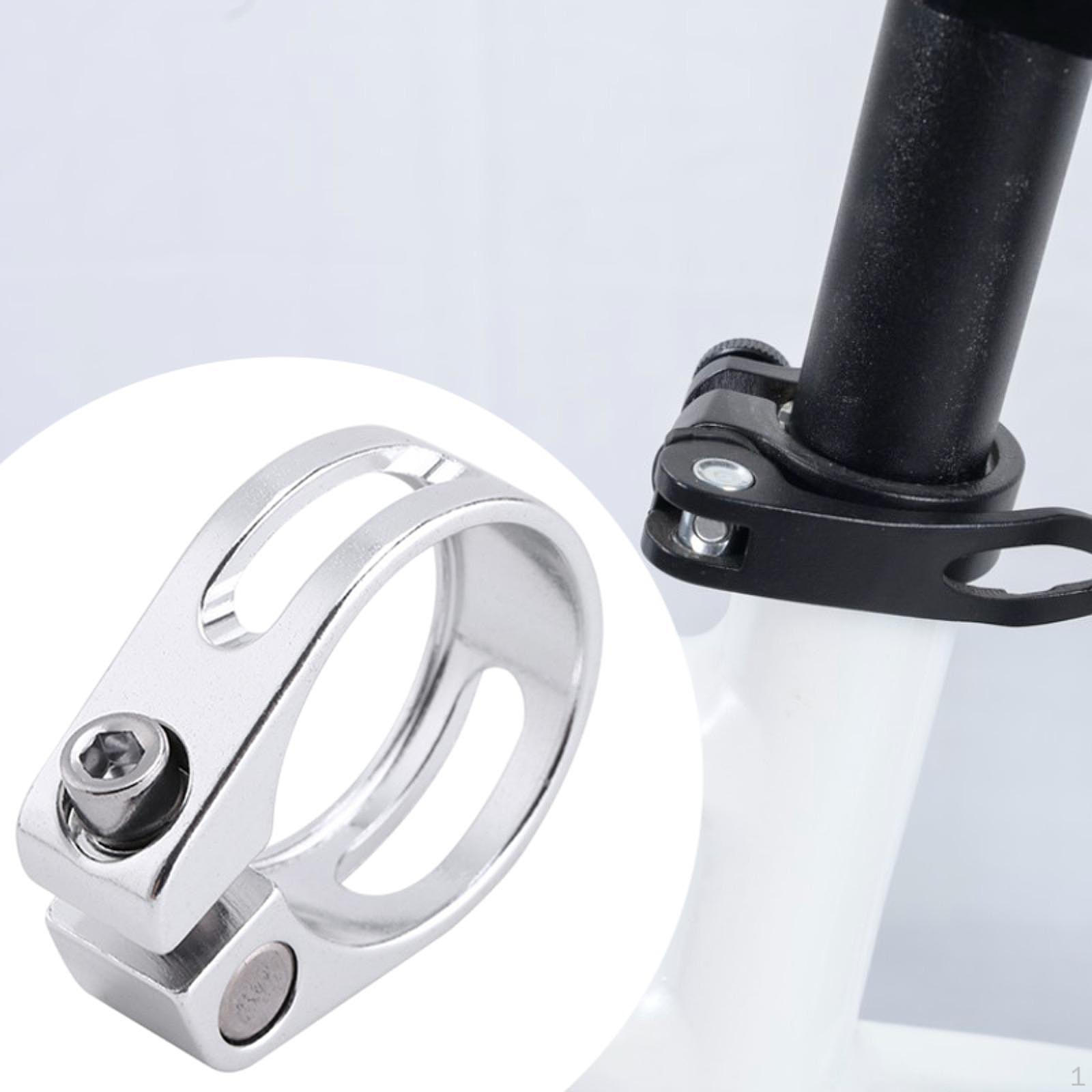 

Зажим для подседельного штыря велосипеда 31,8 мм из алюминиевого сплава, зажим для велосипедной трубы серебряный