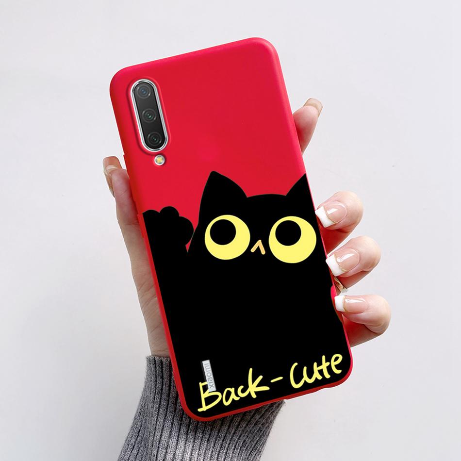 Für Xiaomi Mi 9 Hülle Mi 9 Lite Rückseite Cartoon Dünn Weiches Silikon Funda für Xiaomi Mi 9 SE Mi9 Mi 9Lite Mi 9SE Stoßfest Capa