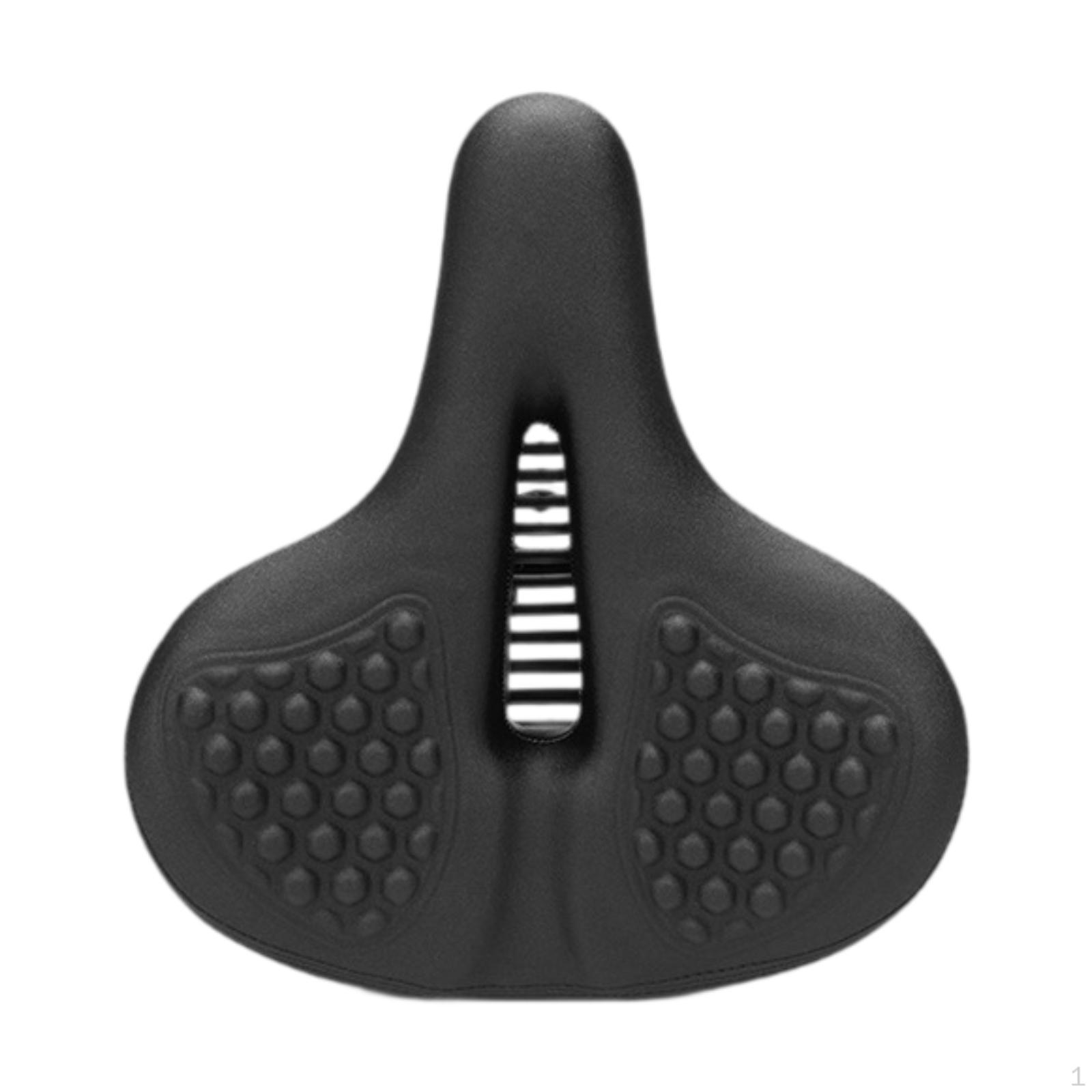 

Comfort Bicycle Seat Cushion Thicken Universal Fit PU Leather Ergonomic Tricycle Saddle