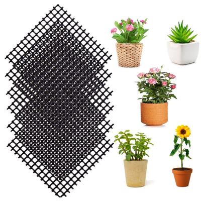 50Pcs Flower Pot Mat Prevent Root Rot Promote Healthy Plant Growth Gardening Flower Pot Hole Mesh Mat Pad