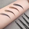Water Lotus Dual-Head Eyebrow Pencil: 3D Effect, Waterproof & Smudge-Proof for Long-Lasting Makeup