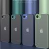 For iPhone 16E Case SE4  Hard PC Armor Matte Luxury Color Blocking Shockproof Camera Protector Cases for iPhone 16e Cover