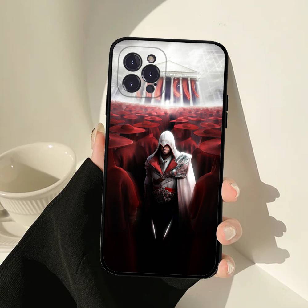 

Игра A-Assassins C-Creed Для iPhone 17 16 15 14 13 12 11 Pro Max Plus Ударопрочный Черный Мягкий Чехол для Телефона iPhone 11