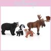 Childrens Animal Figurine Set Pvc Creative Desktop Wildlife Collection For Kids Playroom