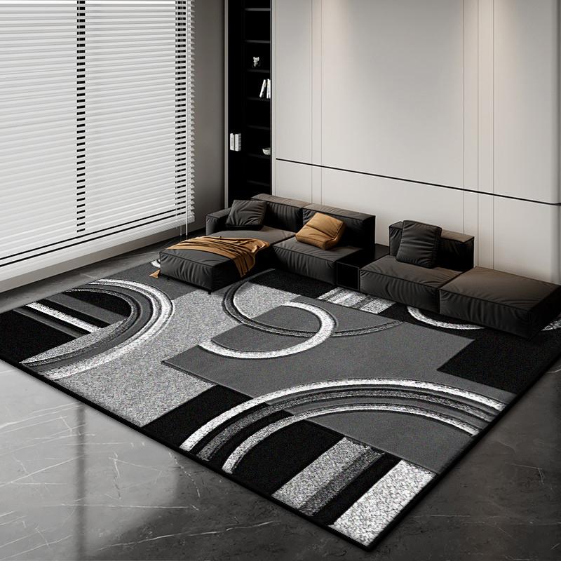 Nordischer Abstrakter Luxusteppich Heimdekoration Wohnzimmer Flauschige Plüschteppiche 200x300cm Schlafzimmer Büro Bereich Rutschfeste Bodenmatten