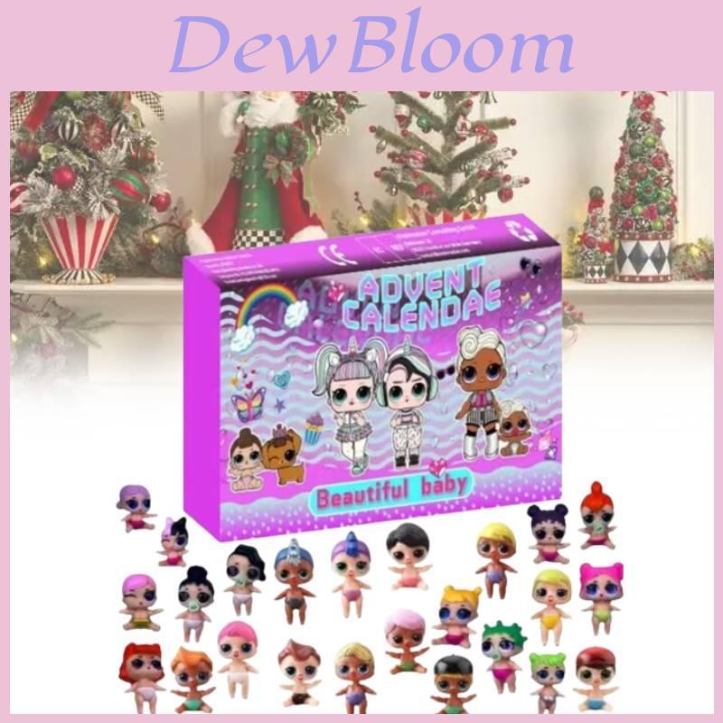 Nuovo Calendario dell'Avvento Festivo di Natale a Countdown di 24 Giorni, Scatola Cieca, Regalo per Bambini