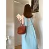 Suspender neck dress children summer Sanya seaside wear holiday beach skirt sense sleeveless vest skirt