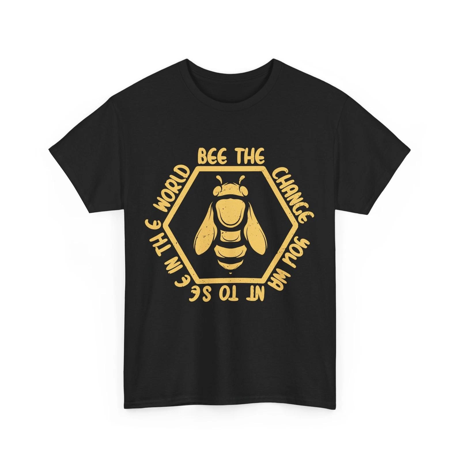 Beekeeping Shirt, Save The Bees Be The Change Beekeeping Lovers Beekeeper Shirt 4XL