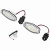 Pair of LED License Plate Lamp White Light 34100S0A013 Fit for Honda CivicPilotAccordOdyssey