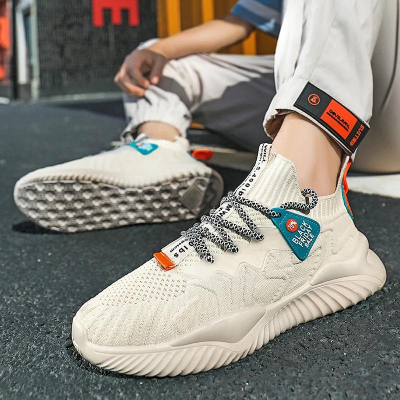 Tenis Herren Sneaker Laufen Herren Freizeitschuhe Luxus Sneaker Trainer Rennen Atmungsaktive Schuhe Mode Mesh Slipper Schuhe für Herren