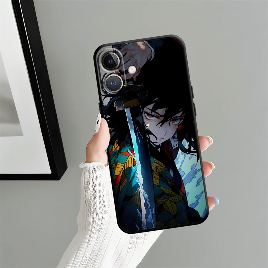 Demons Anime Slayer Case for iPhone 12 X XS XR 17 16 Pro Max 11 SE 17Air 14 7 8 13 Mini 15 Plus Soft Back Phone Cover