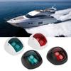 Boat Sidelight Navigation  Light Pair of  Lamp Spherical Red Green LED Waterproof Boat Navigation Light DC12V-24V 3W