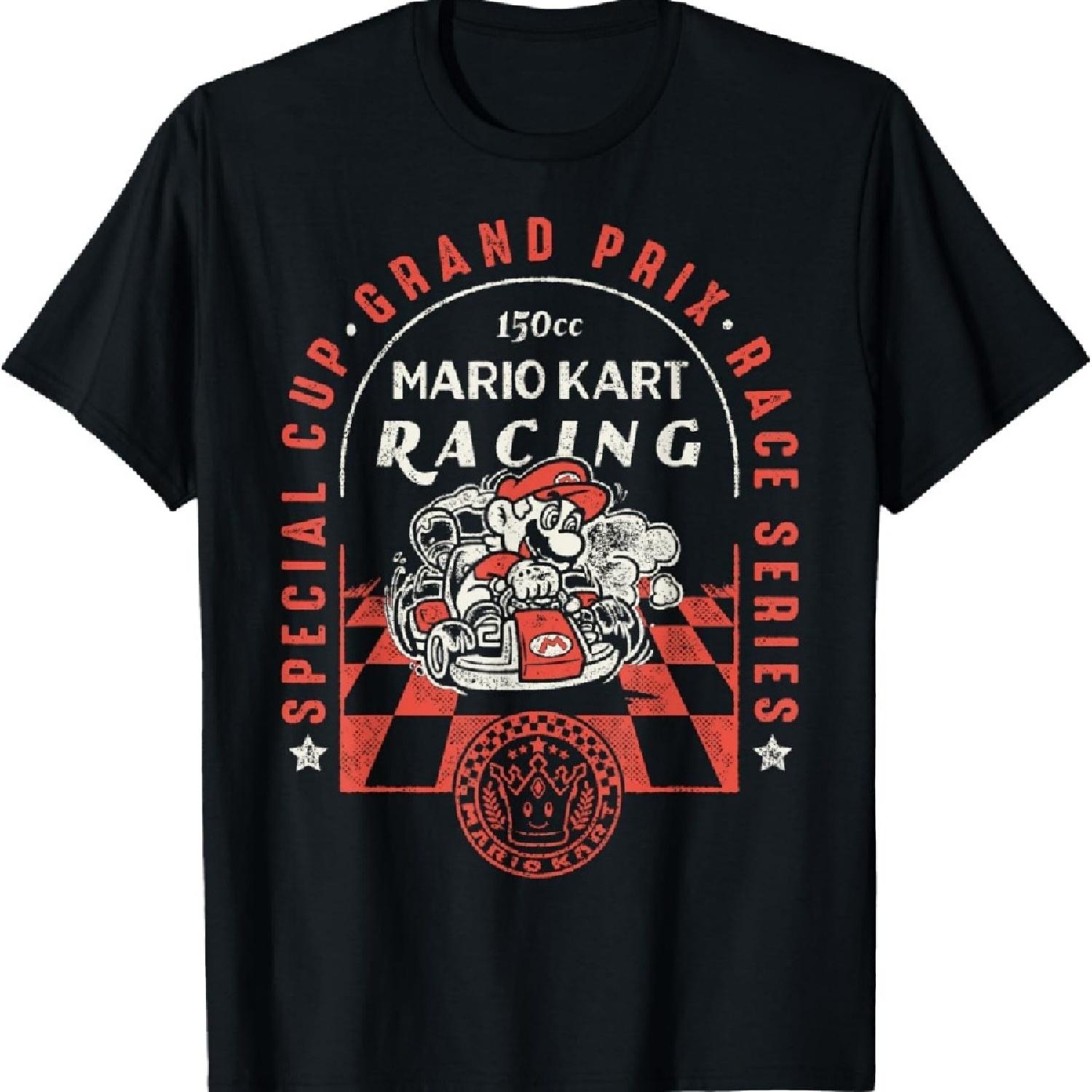 

Mario Kart Mario Grand Prix Винтажная футболка-постер XXL чёрный