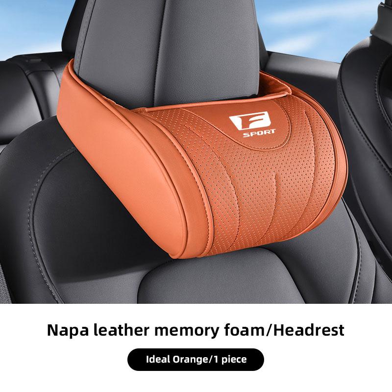 Car Headrest Neck Pillow Auto Seat Cushion Waist Pillow Set For Lexus FSPORT LBX NX RX 350h 450h ES UX 300e GS GX IS LS LX CT