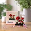 Compatible Lego Dreamy Flower Box: Potted Plant Building Block Bouquet - Sunflower & Carnation Educational Toy.