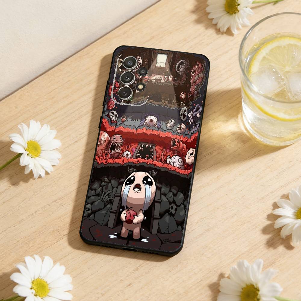 

The B-Binding of I-Isaac Phone Case For Samsung S26,S25,S24,S21,S22,S23,S30,Ultra,S20,Plus,Others Soft Black Cover Samsung S24