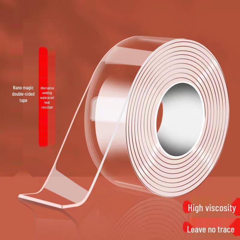

Washable Nano Double-Sided Adhesive Tape, Customizable Length 1mm Thick, 2cm Wide, 1m Long