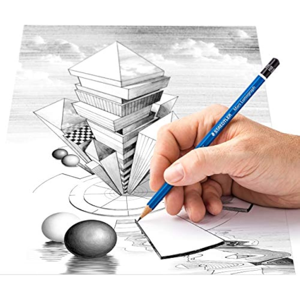 12 Staedtler Pencils, 10H, Marsurmograph, Writing Drawings, 100-10H*12