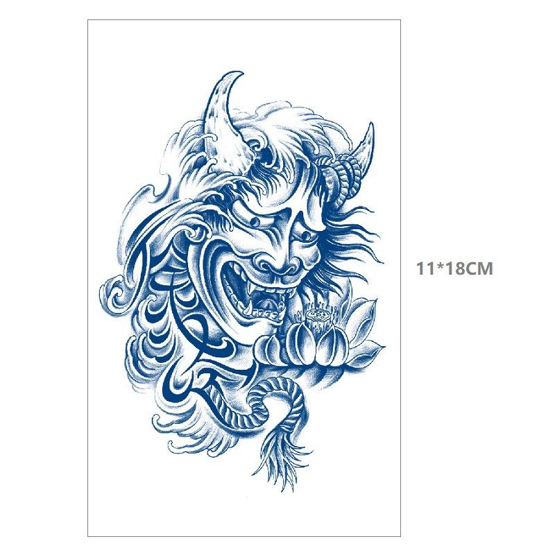 Emmy Herbal Gradual Change Water Transfer Simulation Can Not Wash Off Semi-Permanent Bow Deer Head Dream Catcher Tattoo Sticker