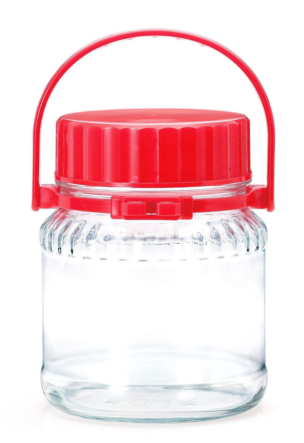 

Стеклянная банка для хранения маринованного лука-шалота Toyo Sasaki Glass, изготовленная в стеклянном контейнере для слив и других фруктов, Tsuke Jozu (Мастер маринования) - Версия,