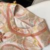 Neues Jacquard handgefertigtes Goldfaden Scheibenschnallen Weste Damen 2025 Temperament gestapelte Weste