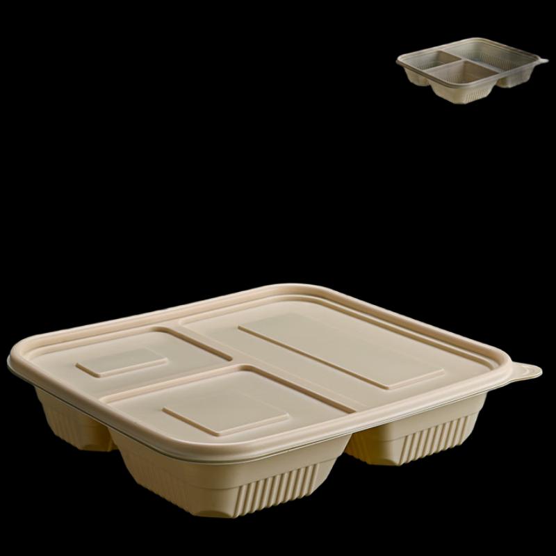 WS Biodegradable Corn Starch Takeaway Food Containers