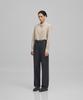 Another Office Woman W. Backsateen Baker Pants (Dark Navy)