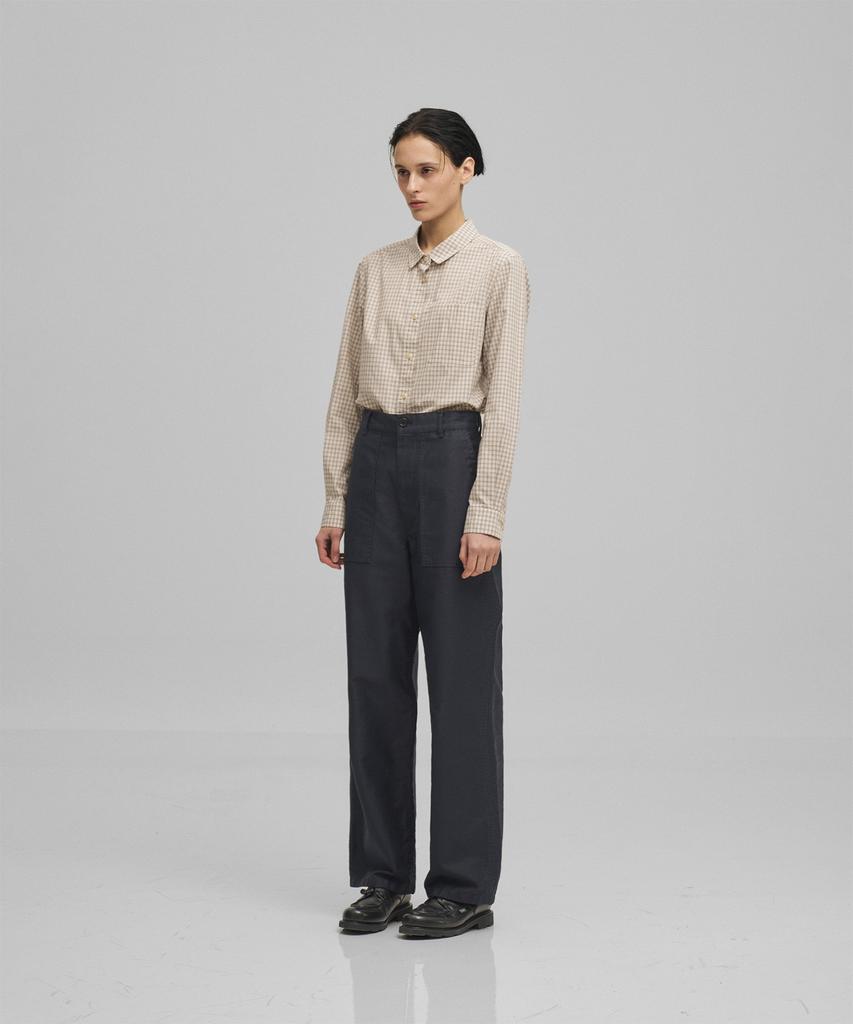 Another Office Woman W. Backsateen Baker Pants (Dark Navy)