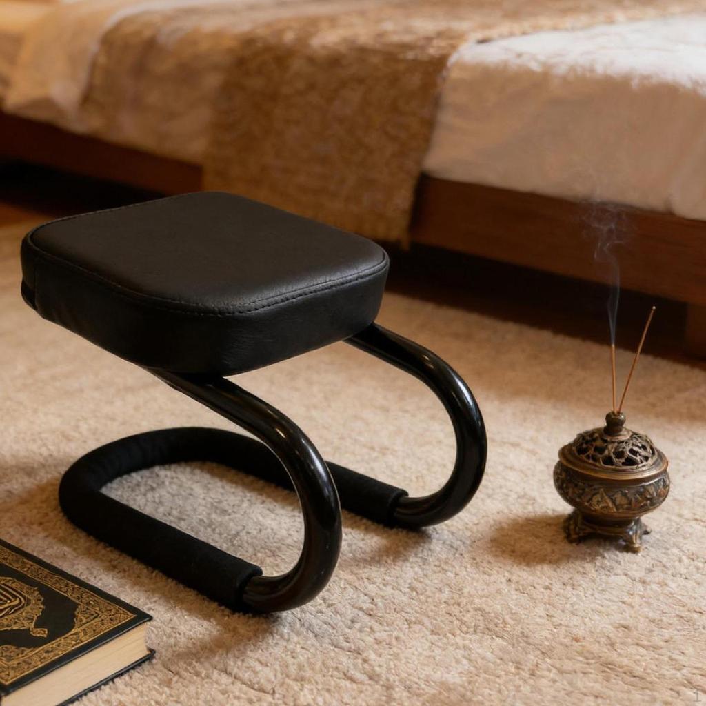 Meditation Stool Ergonomic Portable Bench for Home Adults Studio