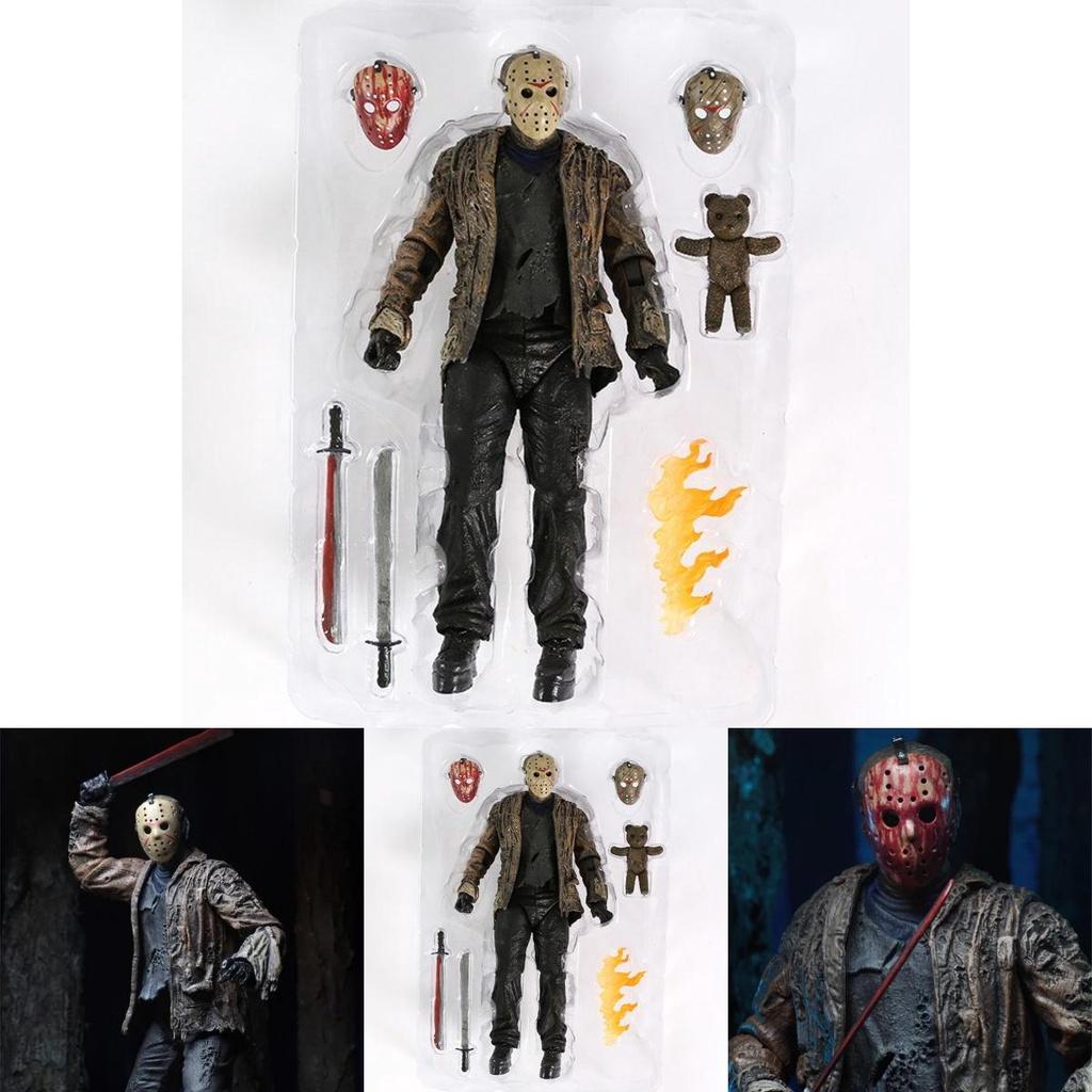 Neca Freddy Vs Jason Action Figure Model Jason Voorhees Movable Toy Collection With Exquisite Design