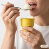 Waffel-Stil Snackbecher Dessertbehälter Miniatur-Eistüte Keramikschale für Süßigkeiten und Gewürze