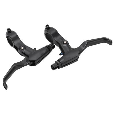 2 BUC Aluminiu Aliaj Manetă Frână Mâner Frână pentru Bicicletă Pliabilă Bicicletă Montană Piese de Schimb Negru