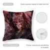 F Silent Hill F Cushion Cover Anti-dustmite Pillowcase Invisible Zipper Silky Short Plush Sofa Cushion Cover