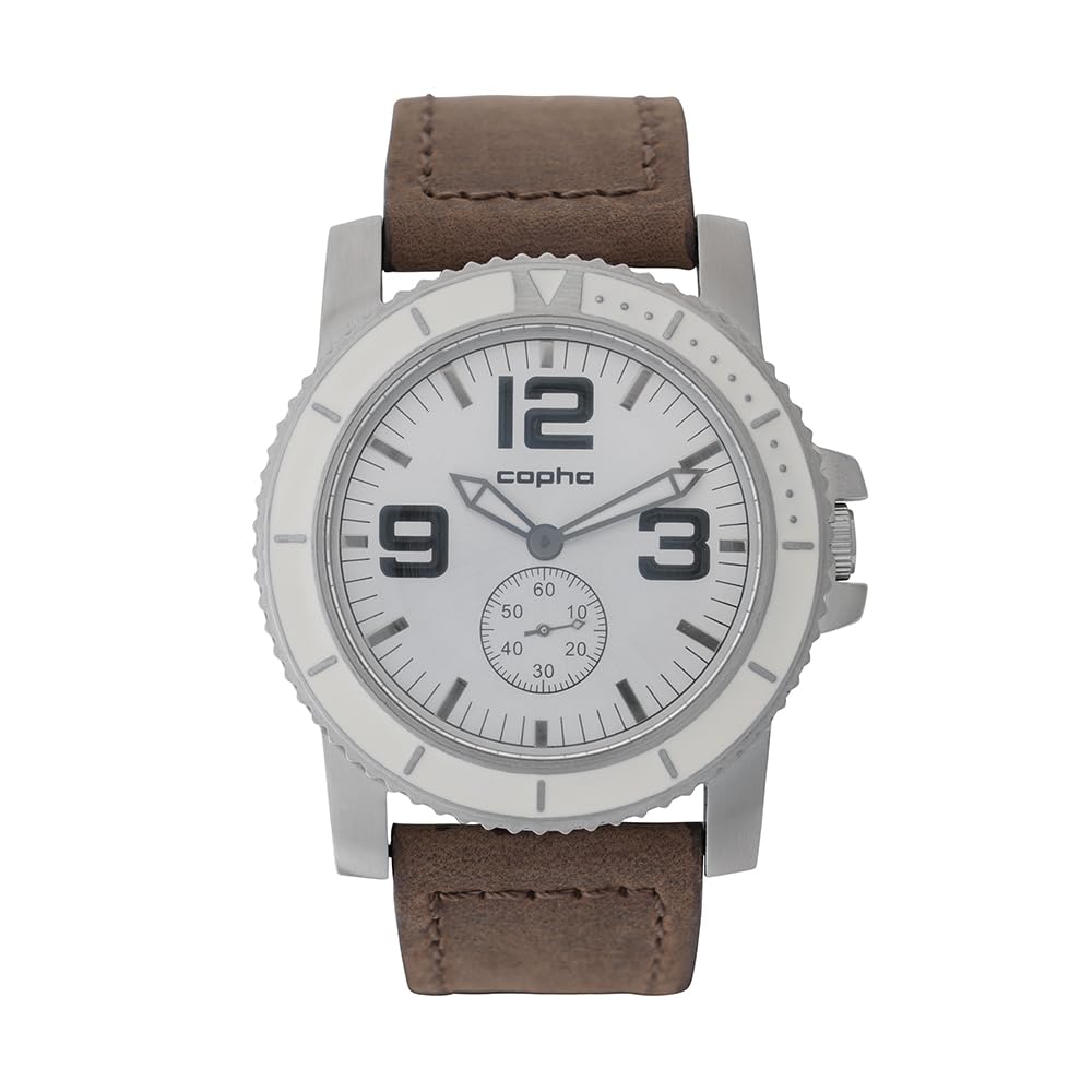 

Watch Scandinavian Design Battery Operated Quartz Imported Leather Silver x Brown Brown [COPHA] Diver s [Regular Product] (Sub 2.0) SUB2.0 Men s