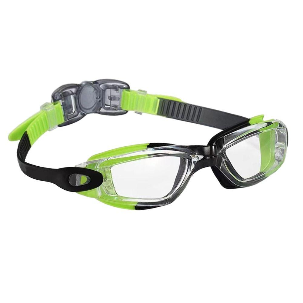 Water Sports With Earplugs Swimming Goggles UV Protection Waterproof Swimming Eyewear Anti-Fog Adjustable Eyeglasses Children