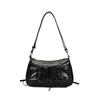 Fashion Bow Bag Women's New Versatile Solid Color Shoulder Bag Multi-pocket Messenger Bag