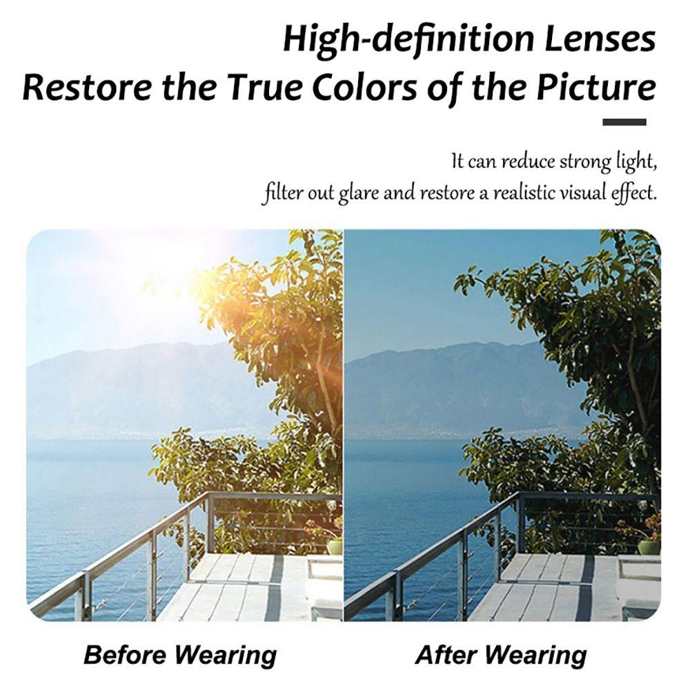 Vision Care Sun Glasses Lightweight Men UV400 Eyewear Personalized Frameless Sunglasses Selfie