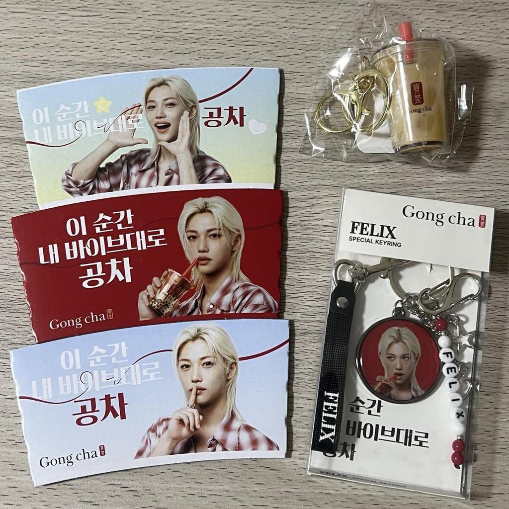 [USED] Korean Gongcha Piri Felix Key Ring Capho
