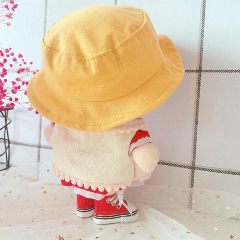 8in Barbi Doll’s Vest/Dress & Hat/Canvas Sneakers for Girls Dollhouse Role for Play Game DIY Toy Accessory Party Sup