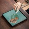 Handun Light Luxury Peacock Green Ceramic Tea Set