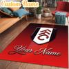 Custom Name Fulham Emblem Rug Office Rug Chair Mat Non Slip Carpet Rugs for Bedrooms Dining Room Living Room Home Decor Gifts