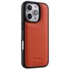 MELKCO Custodia per iPhone 16 Pro Rivestita in Vera Pelle Bovina Copertura per Telefono in PC