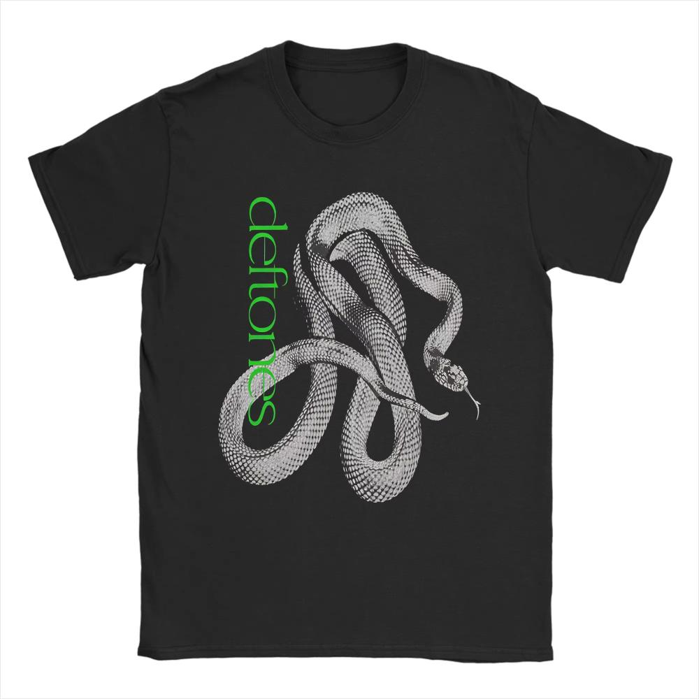 

Deftones Snake Private Music Album Fashion Printed T Shirts for Men Women Music Tour Cotton Tee Shirt Oversized Male Clothing M