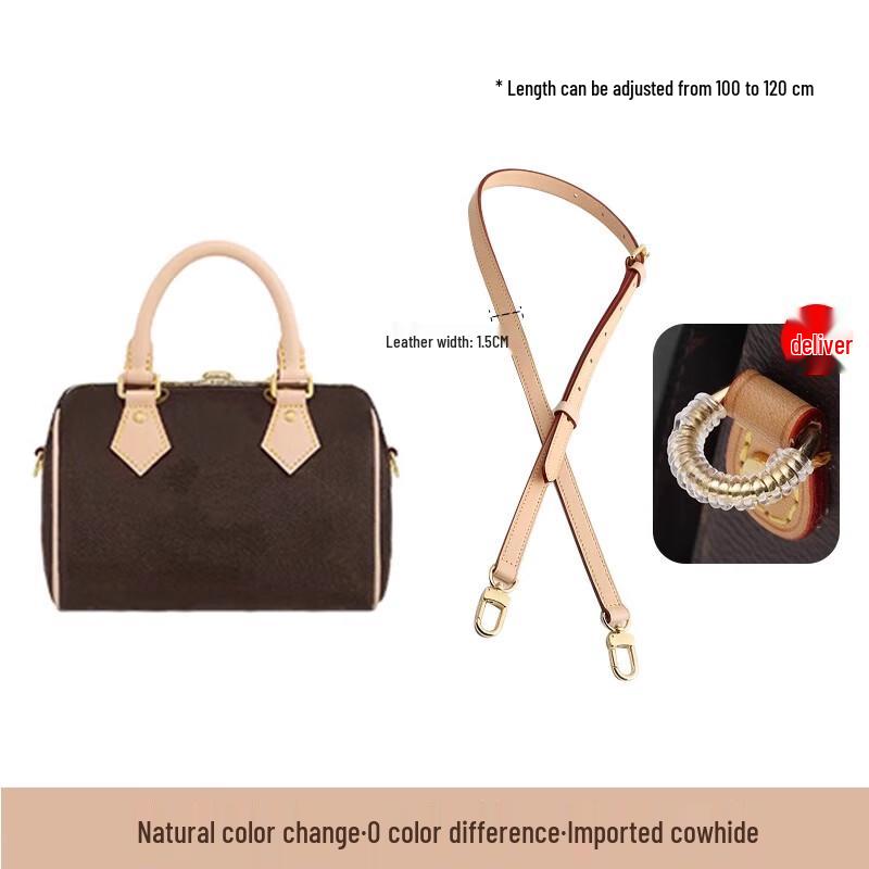 Handmade Leather Replacement Strap for LV Speedy 20/25