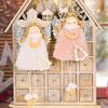Christmas Angel Girl Doll Pendant Xmas Tree Hanging Pendants Angel Girl Plush Toy Christmas Home Decoration Kids Gifts