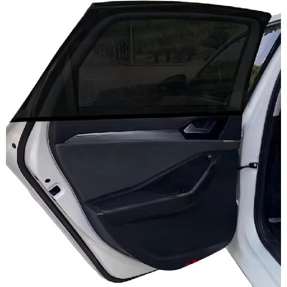 2Pack Car Window Shades Mesh Screen 27"X43", Universal Fit Most Of Cars, Large SUV, Pickup, Sunshade For Car Camping UV Protection Breathable Mesh