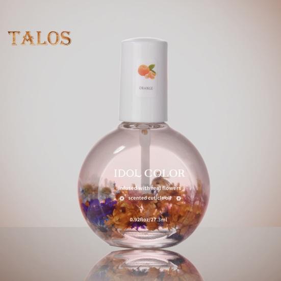 Nail Oil with Dried Flower Extracts Nourishing Moisturizing Treatment for Stronger Nails Floral Fragrance Gel Polish Nail Care Oil for Manicure