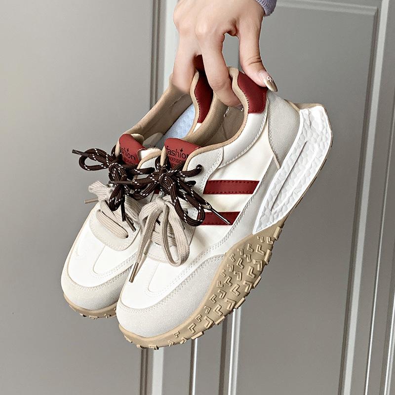 2025 Autumn New Korean Version Breathable Forrest Gump Shoes Female Ins Student Casual Shoes Female Platform Running Shoes JCF2608