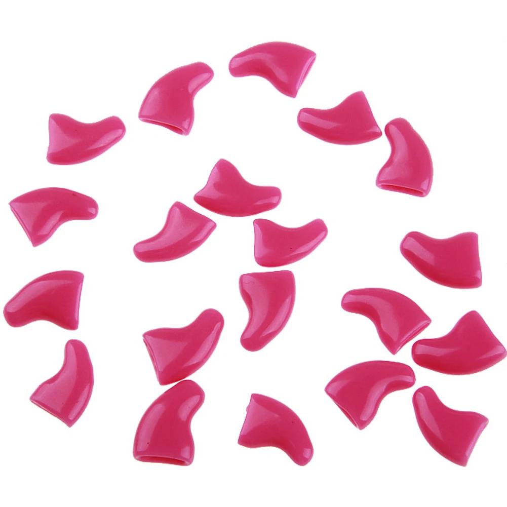 20pcs Silicone Soft Cat Nail Cap Cat Paw Claw Pet Nail Protector Cat Nail Cover Pet  Protector Kitten Cat Pet Products