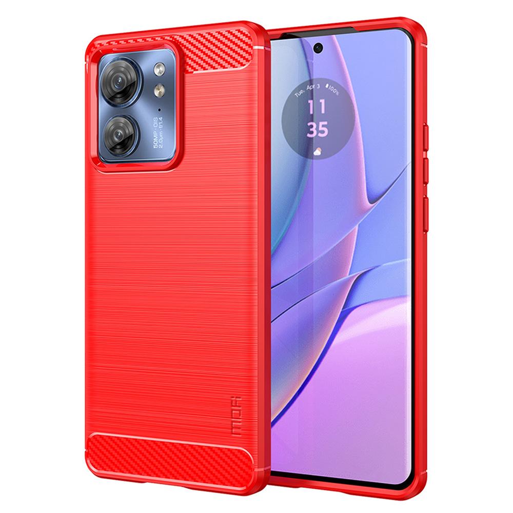 MOFI JK TPU Series-1 for Motorola Edge 40 5G Carbon Fiber TPU Case Brushed Protective Phone Cover